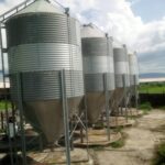 Mini silos for the storage of soya beans